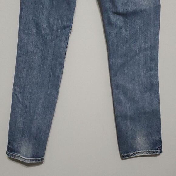 Vigoss Studio jeans women's size 7 / 8 blue The Ritz cropped skinny holes - Picture 10 of 16